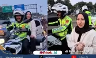 Viral Pemudik Asal Indramayu Tertinggal di Rest Area Cipali, Diselamatkan Polisi dengan Moge Patwal