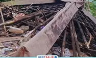 Rumah Lansia di Desa Maraya Lebak ambruk Rata dengan Tanah, Korban Terluka dan Butuh Bantuan