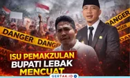 Seruan Pemakzulan Bupati Lebak Mencuat Usai Polemik dengan Wakil Bupati, Ini Kronologinya