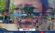 Memalukan! Aksi Demo Berujung Perusakan, Alun-Alun Indramayu Jadi Korban Amuk Massa