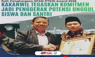 Kanwil Kemenag Bengkulu Raih Penghargaan Penggerak Siswa dan Santri