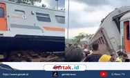 Viral Insiden KA Bangunkarta Anjlok di Bumiayu Brebes, Perjalanan di Lintas Selatan Jawa Terganggu