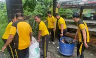 Polres Muara Enim Ajak Masyarakat Peduli Lingkungan Lewat Aksi “Belida Asri” di Pasar Pagi