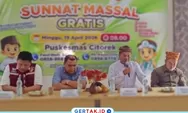 Ratusan Warga Padati Bakti Sosial Puskesmas Citorek, 25 Anak Ikuti Sunatan Massal