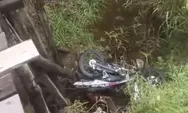 Pengendara Motor Terjun ke Sungai di Jembatan Keranjik, Warga Minta Tindakan Cepat Pemerintah