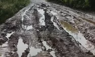 Update Kondisi Jalan Simpang Nanga Lot – Nanga Luan, Kapuas Hulu