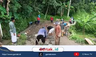Negara Absen Rakyat Menambal Kyai Muis dan Warga Bubak Perbaiki Jalan Rusak yang Diabaikan Pemkab Pekalongan