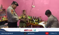 Sat Samapta Sisir Tempat Hiburan dan Angkringan, Puluhan Botol Miras Diamankan