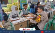Polsek Anjatan Kawal Ketat Job Fair SMKN 1 Anjatan, Polisi Pastikan Rekrutmen Kerja Aman dan Kondusif