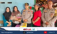 Polsek Wiradesa Salurkan Bantuan untuk Bayi Penderita Bibir Sumbing di Desa Kauman