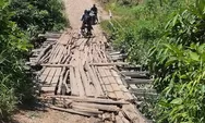 Jembatan Kiau Desa Nanga Ngeri Rusak Parah, Warga Pertanyakan Perhatian Pemerintah