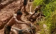 Jalan Bukit Jereyau Menuju Desa Landau Badai Kian Memprihatinkan, Warga Pertanyakan Janji Wakil Rakyat