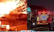 Kebakaran Hebat di Kemayoran Hanguskan 250 Bangunan, 620 Jiwa Kehilangan Tempat Tinggal