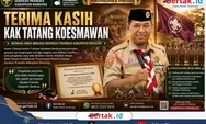 Kwarcab Pramuka Kabupaten Bandung Apresiasi Dedikasi Kak Tatang Koesmawan di Pusdiklatcab Parahyangan
