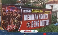 Sindang Pasang Badan! Tolak Geng Motor Masuk Wilayah, Toleng: Jangan Coba-coba Bikin Resah Warga