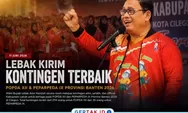 Wabup Amir Hamzah Lepas Kontingen Lebak, 329 Atlet Siap Berlaga di POPDA XII dan PEPARPEDA IX Banten 2026