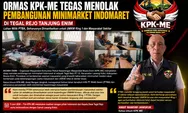 Ormas KPK-ME Menolak Pembangunan Minimarket Indomaret di Tegal Rejo Tanjung Enim