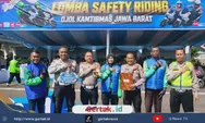 Ojol Perempuan Asal Indramayu Tembus Podium Polda Jabar, Raih Juara III di Arena Safety Riding Honda Cimahi