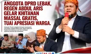 Khitanan Massal Gratis Anggota DPRD Lebak Regen Abdul Aris Diikuti 79 Anak, Dimeriahkan Sisingaan hingga Konten Kreator