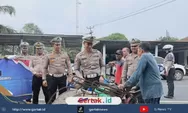 Satlantas Polres Indramayu Bagikan 500 Paket Sembako untuk Tukang Becak, Sopir Angkot, dan Ojol di Hari Bhayangkara ke-80