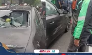 BMW i5 Diduga Tabrak Lari di Jakbar, Dikejar dan Diamuk Massa