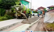 Pembangunan Jalan Rabat Beton di Cipanas Berjalan Tanpa Papan Informasi, Transparansi Jadi Sorotan Warga