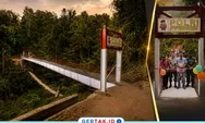 Jembatan Gantung Merah Putih Presisi di Mekarsari Diresmikan, Permudah Akses Warga Dua Desa