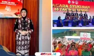 Ketua Dekranasda Sampang Tampil Elegan Kenakan Batik Lokal di Kota Makassar