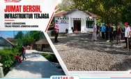 Usai Jumat Bersih, Camat Lebakgedong Tinjau Progres Pembangunan Jembatan Garuda