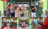 Silaturahmi Kapolres Halut bersama Dandim 1508/Tobelo. Kapolres: Sinergitas Menjadi Modal Kekuatan Bangsa.