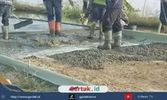 Diduga Proyek Peningkatan Jalan Desa Tugu, Kecamatan Sliyeg, Aspirasi Anggota DPRD Dian yang Dikerjakan CV. Nawasena Aji Sedaya Tak Sesuai Spesifikasi