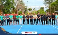 Kajari Subulussalam Perkuat Sinergi dengan PN Singkil Lewat Tenis Persahabatan