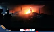 Mesin Kayu di Tanggumung Sampang Dibakar, Damkar Bergerak Cepat Padamkan Api