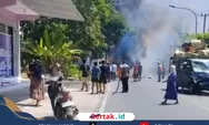 Motor Bawa BBM Meledak Usai Tabrakan, Satu Pengendara Tewas di Pamekasan