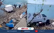 Viral Mobil MBG Terjun dari Jembatan Raas, Berakhir di Bibir Pantai