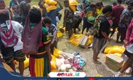 Sinode GKI Salurkan Bantuan untuk Pengungsi Kabupaten Puncak di Nabire