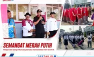 Gerak Jalan HUT ke-81 RI di Kecamatan Muncang Diikuti Pelajar hingga Warga
