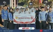 SMPN 4 Sindang Tegaskan Nasionalisme Tak Boleh Luntur, Taptu HUT RI ke-81 Jadi Panggilan Generasi Muda