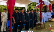 Upacara HUT ke-81 RI di Kecamatan Cigemblong, Camat Serukan Persatuan dan Semangat Gotong Royong
