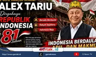 SOSOK ALEX TARIU, PUTRA RAKYAT JELATA YANG SERUKAN TOLERANSI DAN MAKNA KEMERDEKAAN
