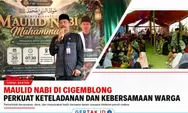 Dihadiri Pemerintah dan Warga, Maulid Nabi di Desa Cigemblong Berlangsung Khidmat dan Penuh Kebersamaan