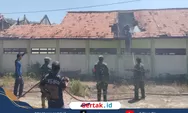 Lahan dan Bangunan SD Terbakar di Sampang, Diduga Gegara Bakar Sampah