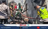 Ditinggal Jemput Anak Sekolah, Rumah Warga di Kedungwuni Pekalongan Hangus Terbakar 