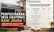 Perpustakaan Desa Cikatomas Raih Juara 1 Tingkat Kabupaten Lebak 2026, Camat Cilograng Beri Apresiasi