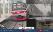 Nyaris Maut! Pria Lompat ke Rel Tanah Abang Saat KRL Melaju, Masinis Banting Rem Darurat