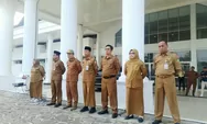 Tingkatkan Pelayanan, Sekda Herwan Antoni Pimpin Apel Pagi Keliling di RSUD M. Yunus