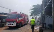 Detik-Detik TPS Terminal Doro Terbakar Dipicu Angin Kencang, Polisi dan Damkar Pekalongan Baku Cepat Padamkan Api