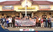 Touring Bareng Awak Media, Kapolres Pekalongan Kota Tekankan Safety Riding