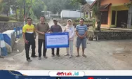 BRI Pasuruan Salurkan Bantuan TJSL untuk Pembangunan Jalan Lingkungan di Desa Dayurejo