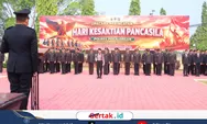 Kapolres Pekalongan Pimpin Upacara dan Bacakan Ikrar Hari Kesaktian Pancasila